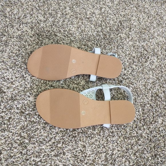 Light Blue Sandals Flats, size 7.5 - Picture 5 of 6